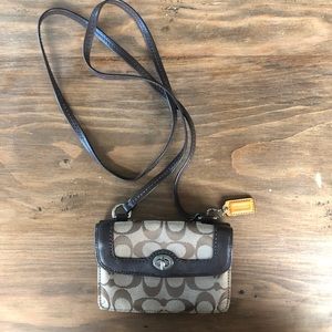 Coach crossbody wallet